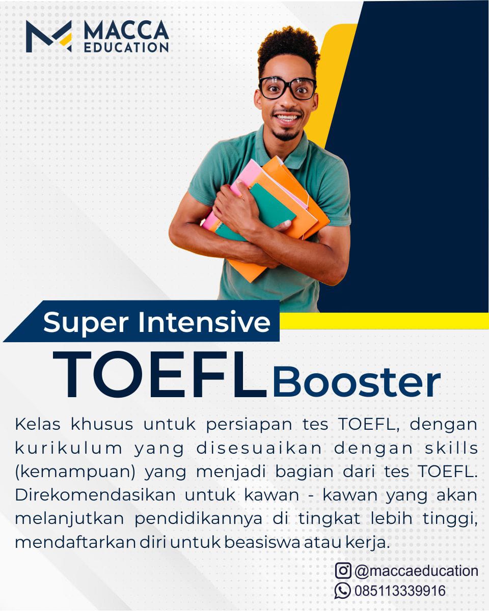 Macca Education - Belajar apapun akan menjadi lebih mudah, dengan mencintai apa yang dipelajari